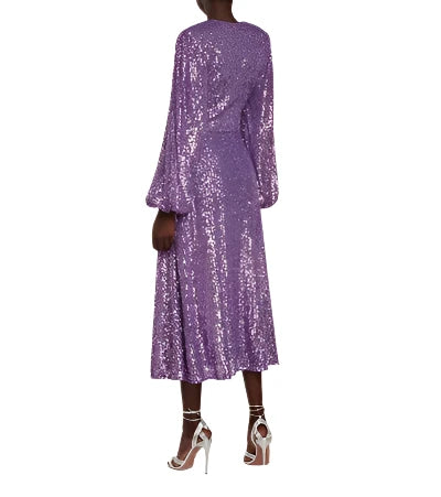 Rotate Sequin Midi Dress - RAG REVOLUTION
