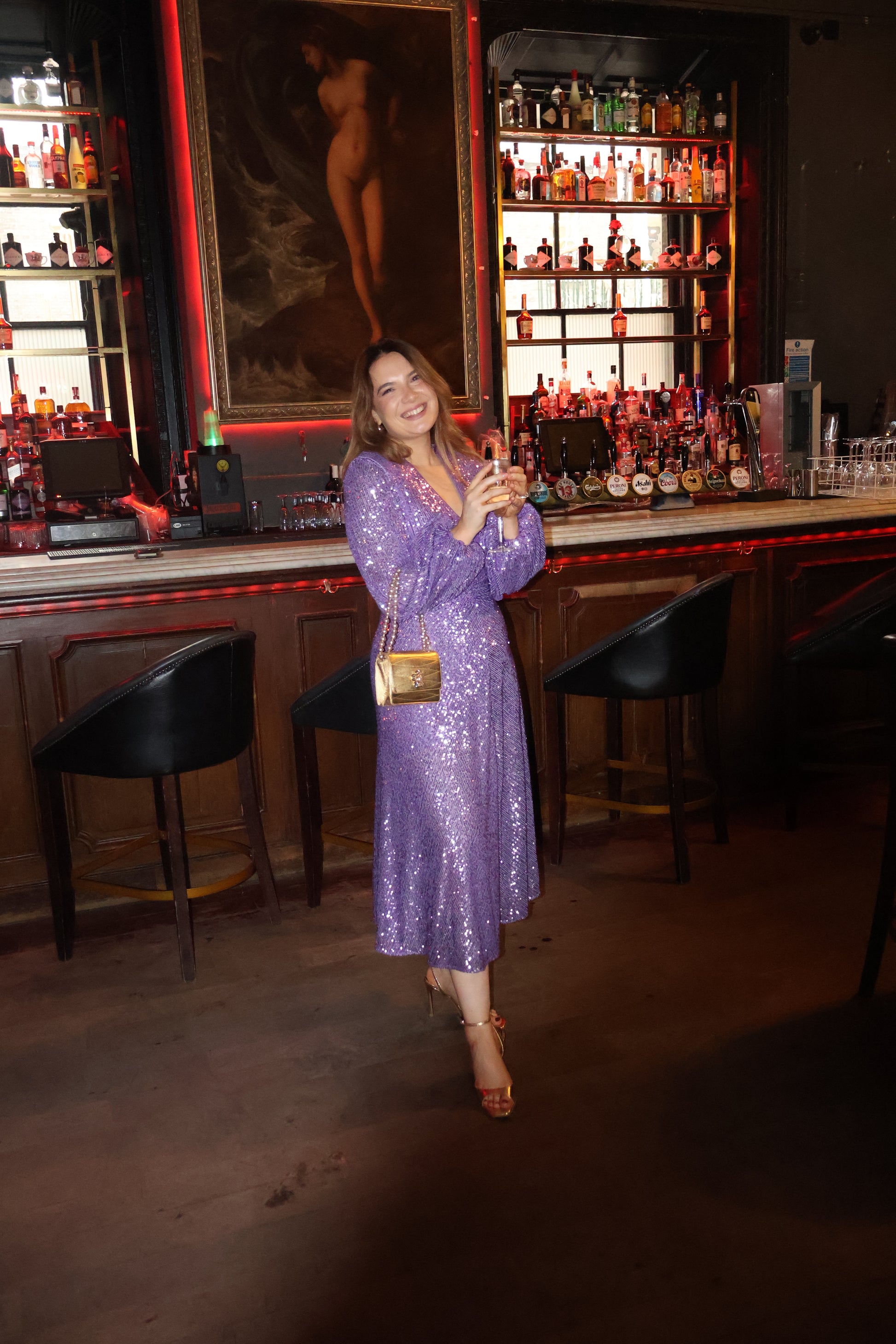 Rotate Sequin Midi Dress - RAG REVOLUTION