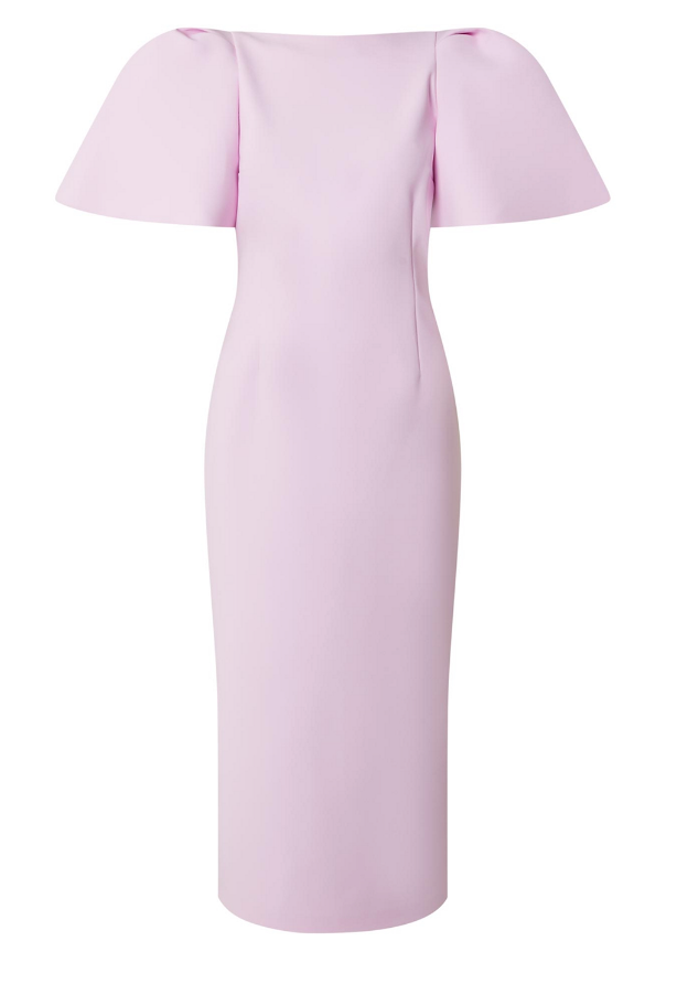 SOLACE LONDON Lora Fitted Dress - RAG REVOLUTION