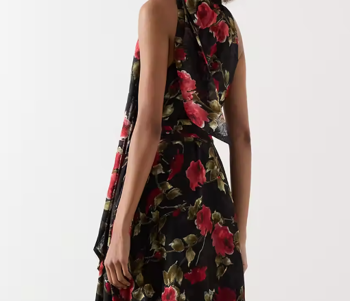 ANNE LOUISE BOUTIQUE Scarlet Rose Maxi Dress - RAG REVOLUTION