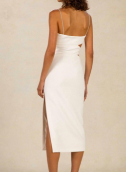 Misha White Midi Dress - RAG REVOLUTION