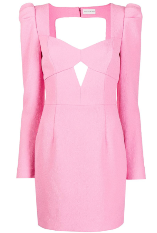 Rebecca Vallance Jaclyn Cutout Long Sleeve Mini Dress - RAG REVOLUTION