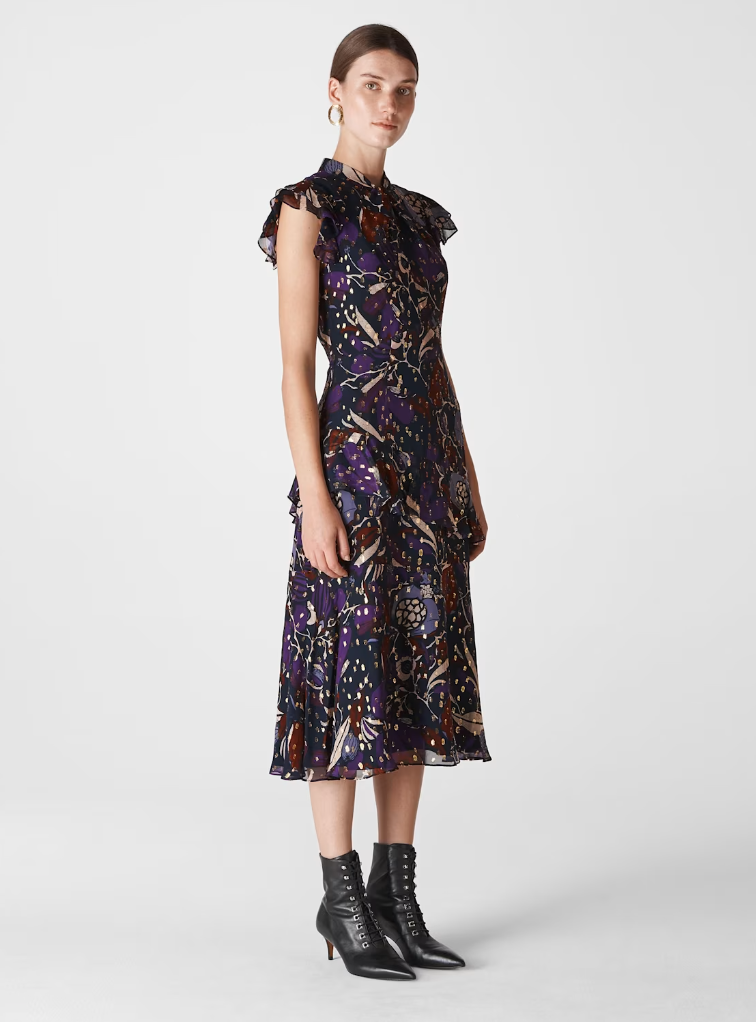 Whistles Montrose Midi Dress - RAG REVOLUTION