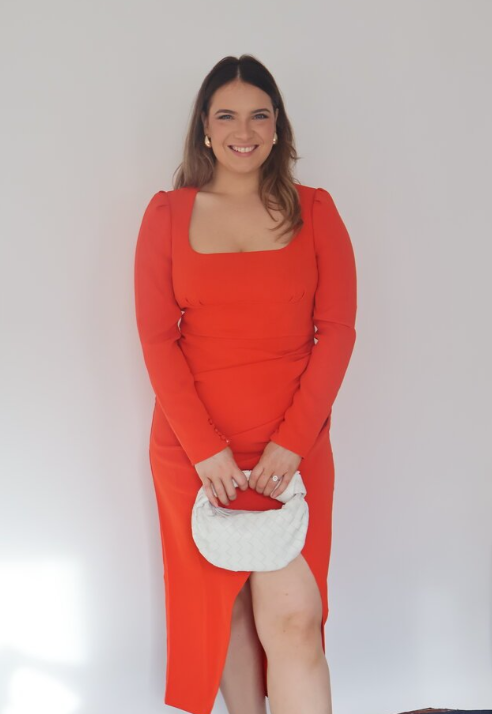 Self Portrait Crêpe Ruched Midi Dress - RAG REVOLUTION