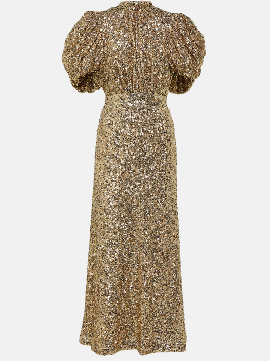 Rotate Gold Sequin Dress - RAG REVOLUTION