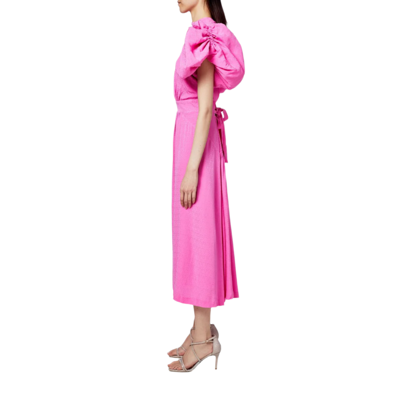 Rotate Dawn Dress Fuchsia - RAG REVOLUTION