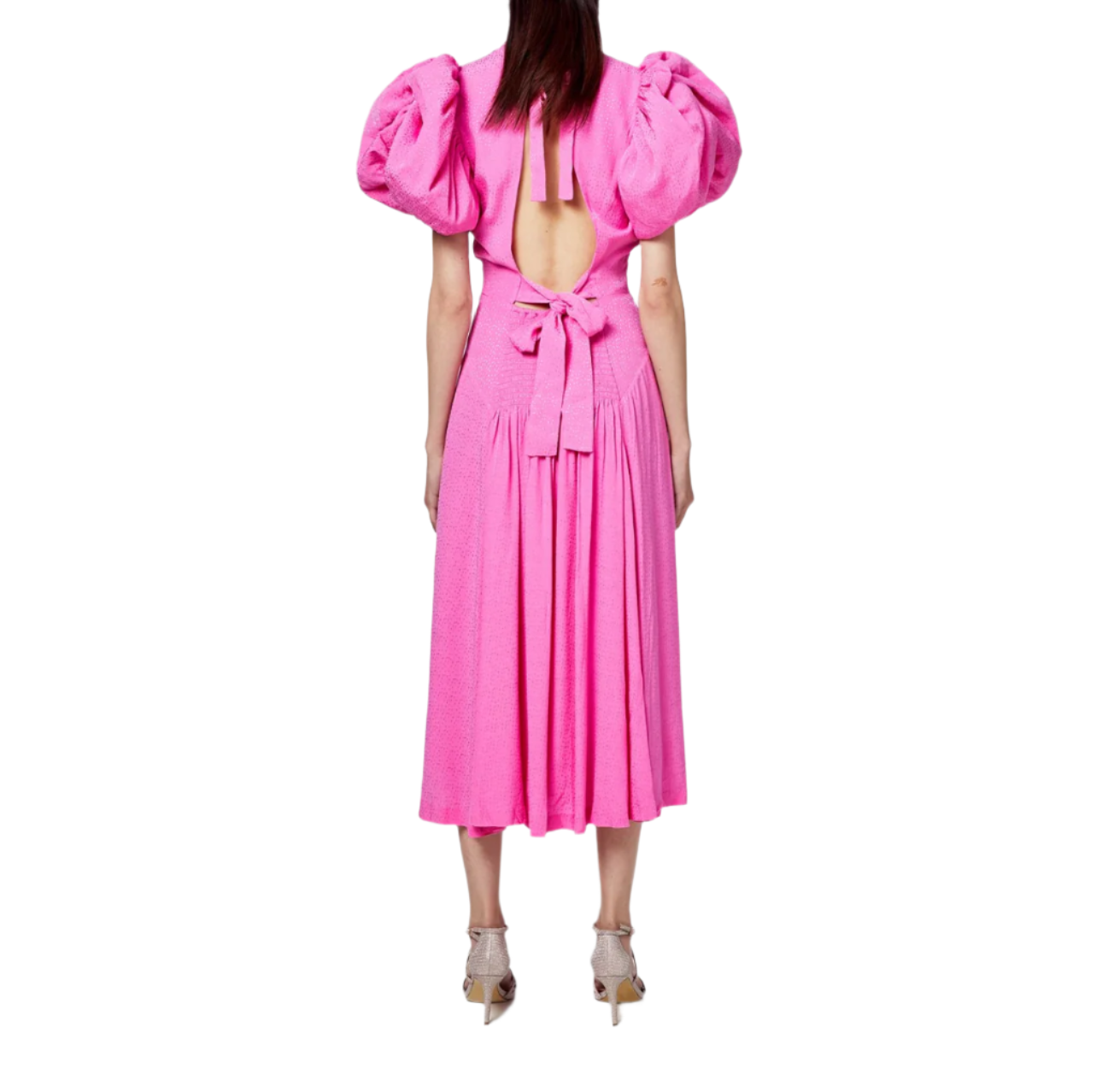 Rotate Dawn Dress Fuchsia - RAG REVOLUTION