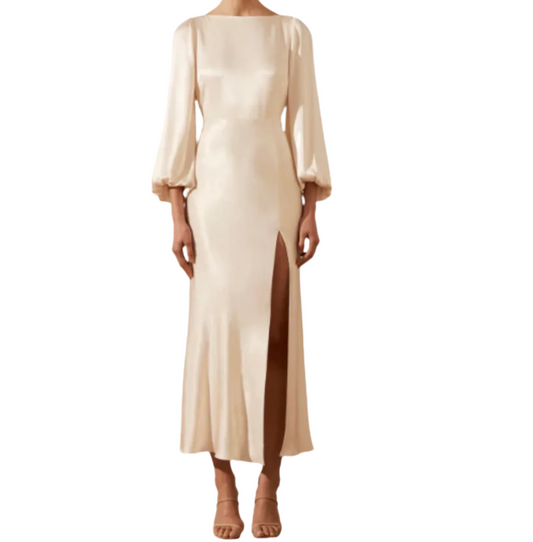 Shona Joy La Lune Backless Midi Dress - RAG REVOLUTION