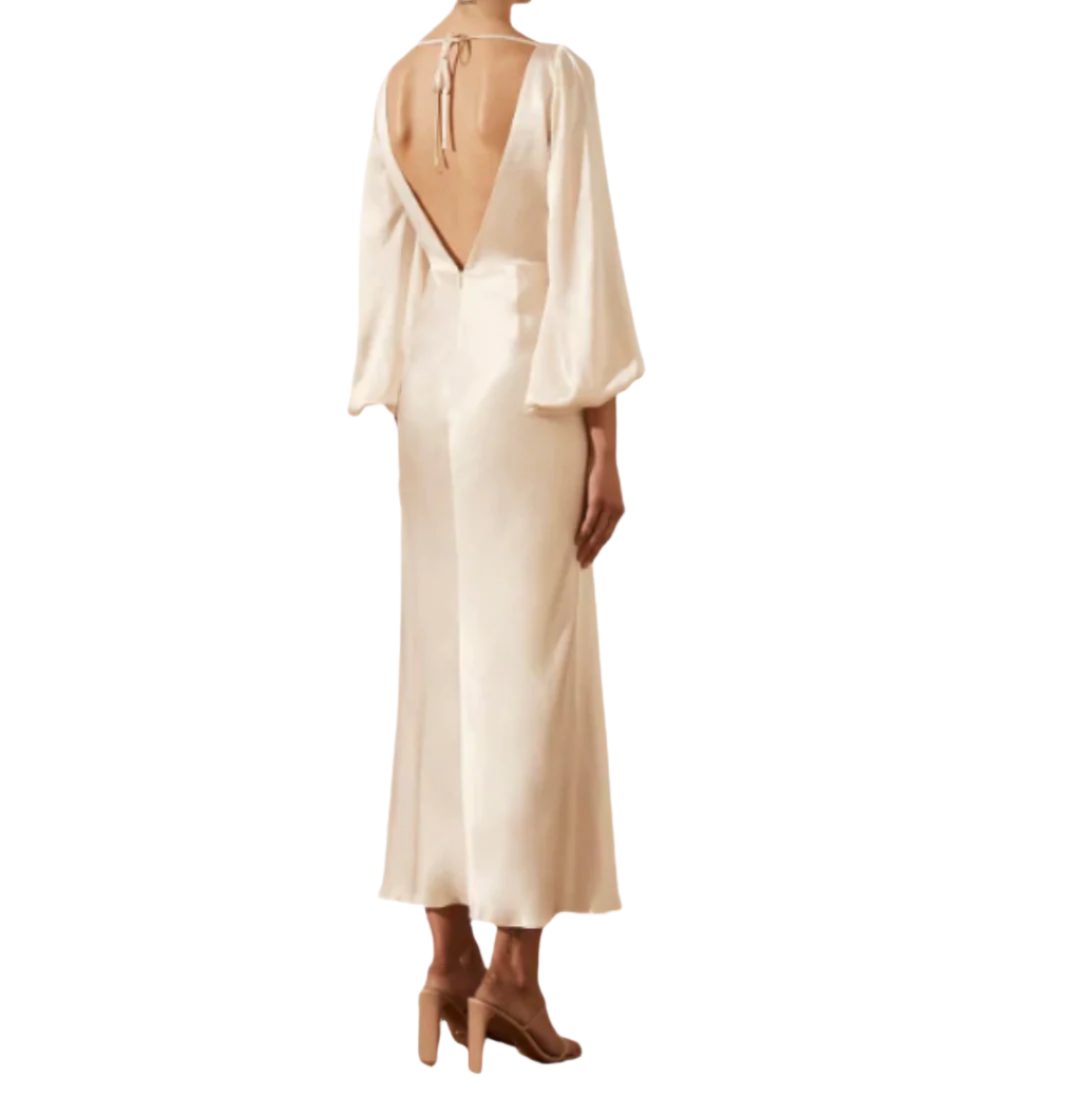 Shona Joy La Lune Backless Midi Dress - RAG REVOLUTION