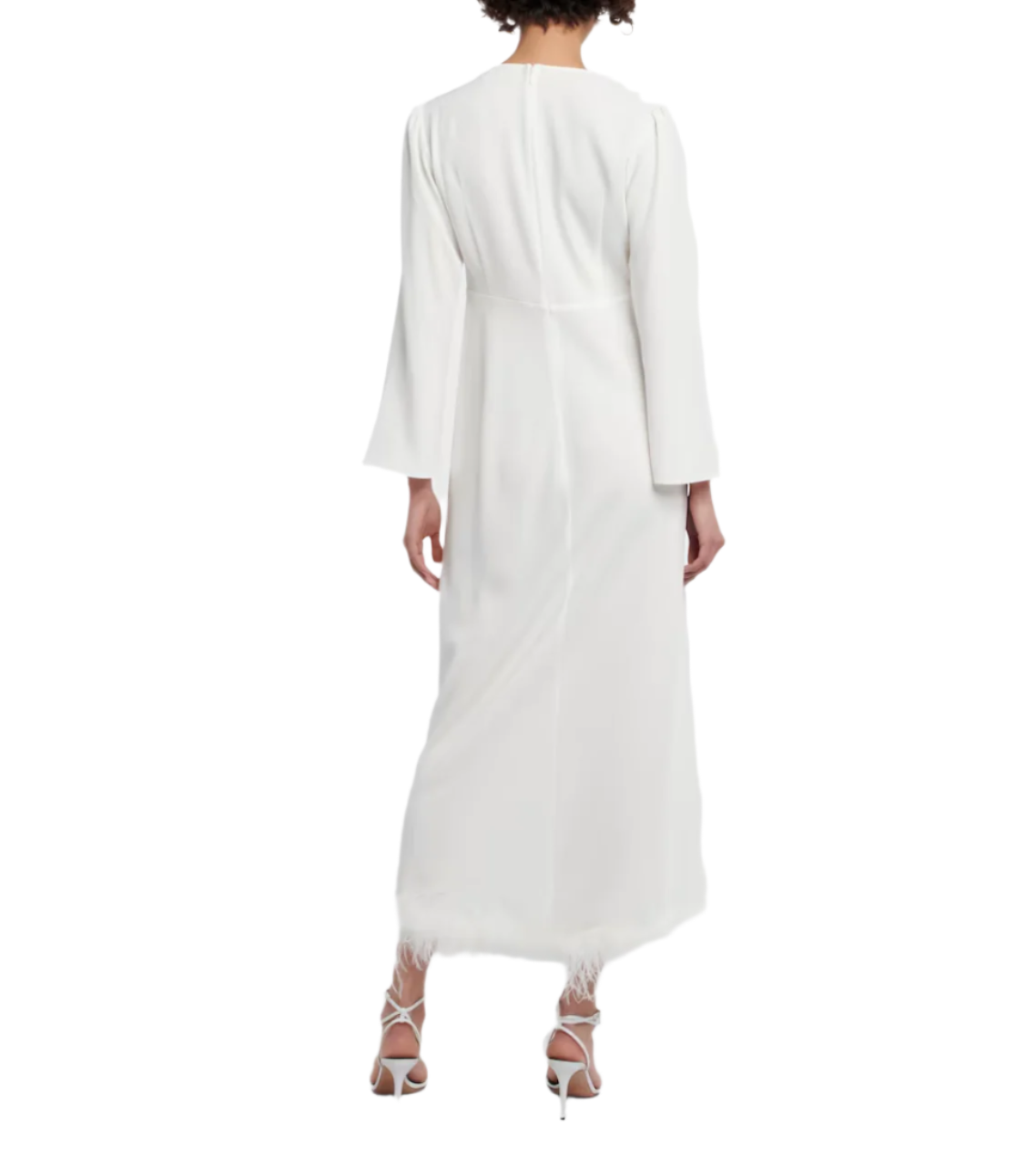RIXO Bridal Mya feather-trimmed dress - RAG REVOLUTION