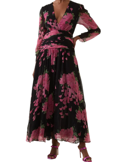 Rixo Floral Midi Dress - RAG REVOLUTION