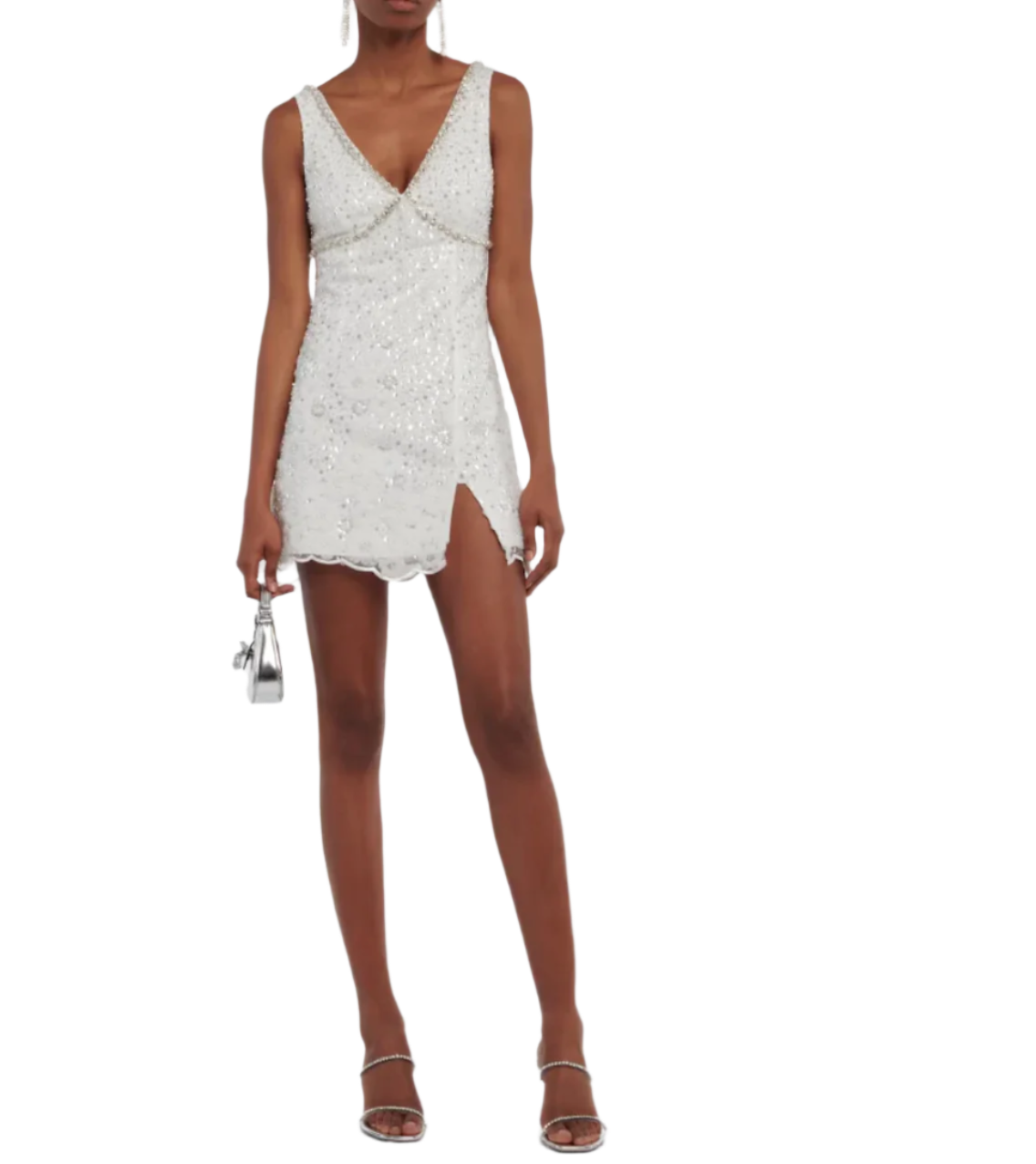 Self-Portrait Embellished Mini Dress - RAG REVOLUTION