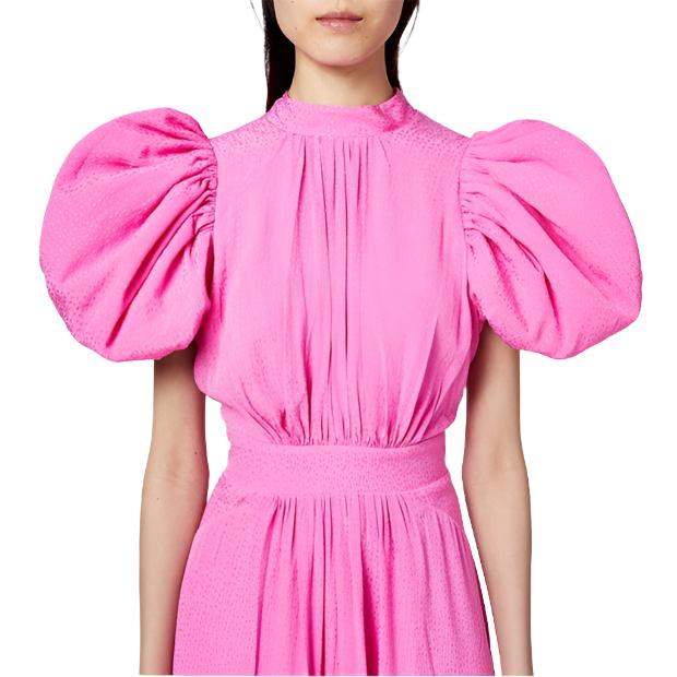 Rotate Dawn Dress Fuchsia - RAG REVOLUTION