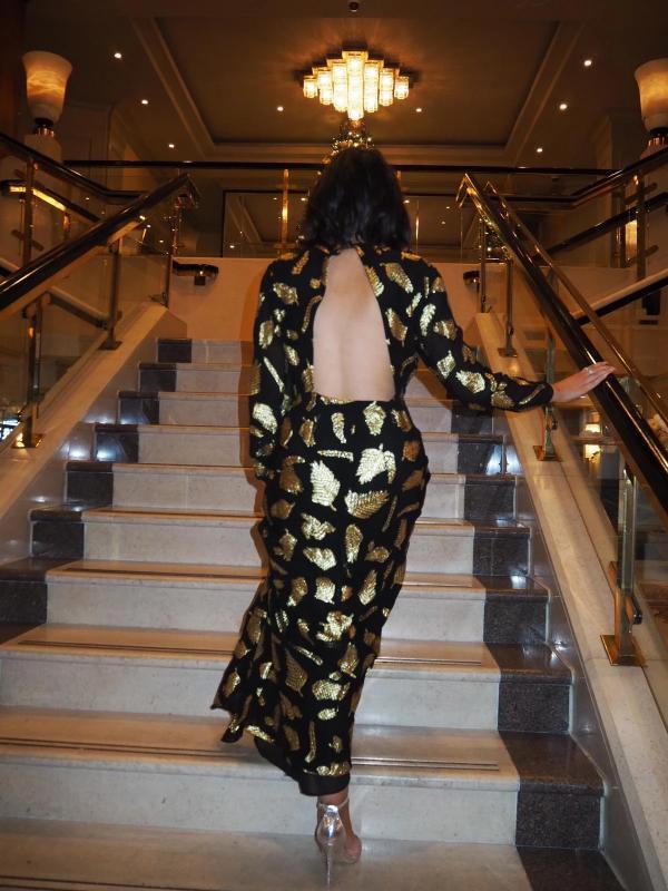 RIXO Gold Leaf Dress - RAG REVOLUTION