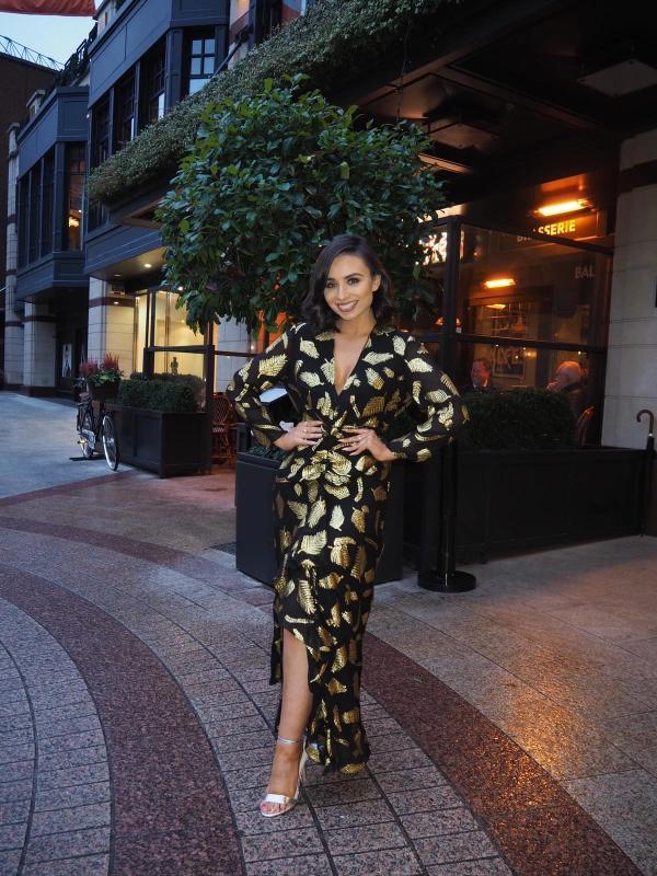 RIXO Gold Leaf Dress - RAG REVOLUTION