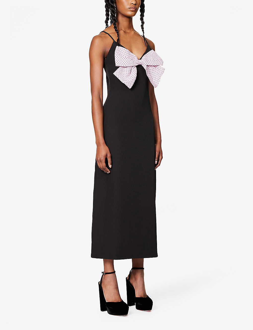 SISTER JANE Aurora bow midi dress - RAG REVOLUTION