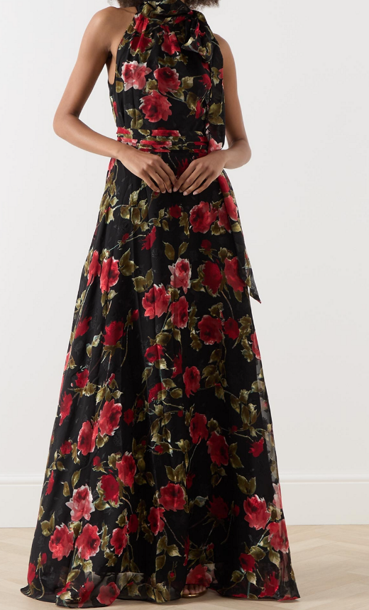 ANNE LOUISE BOUTIQUE Scarlet Rose Maxi Dress - RAG REVOLUTION