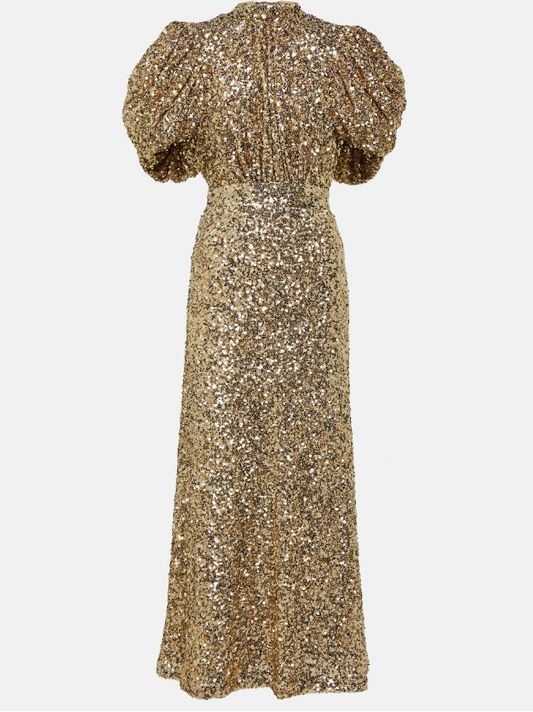 Rotate Gold Sequin Dress