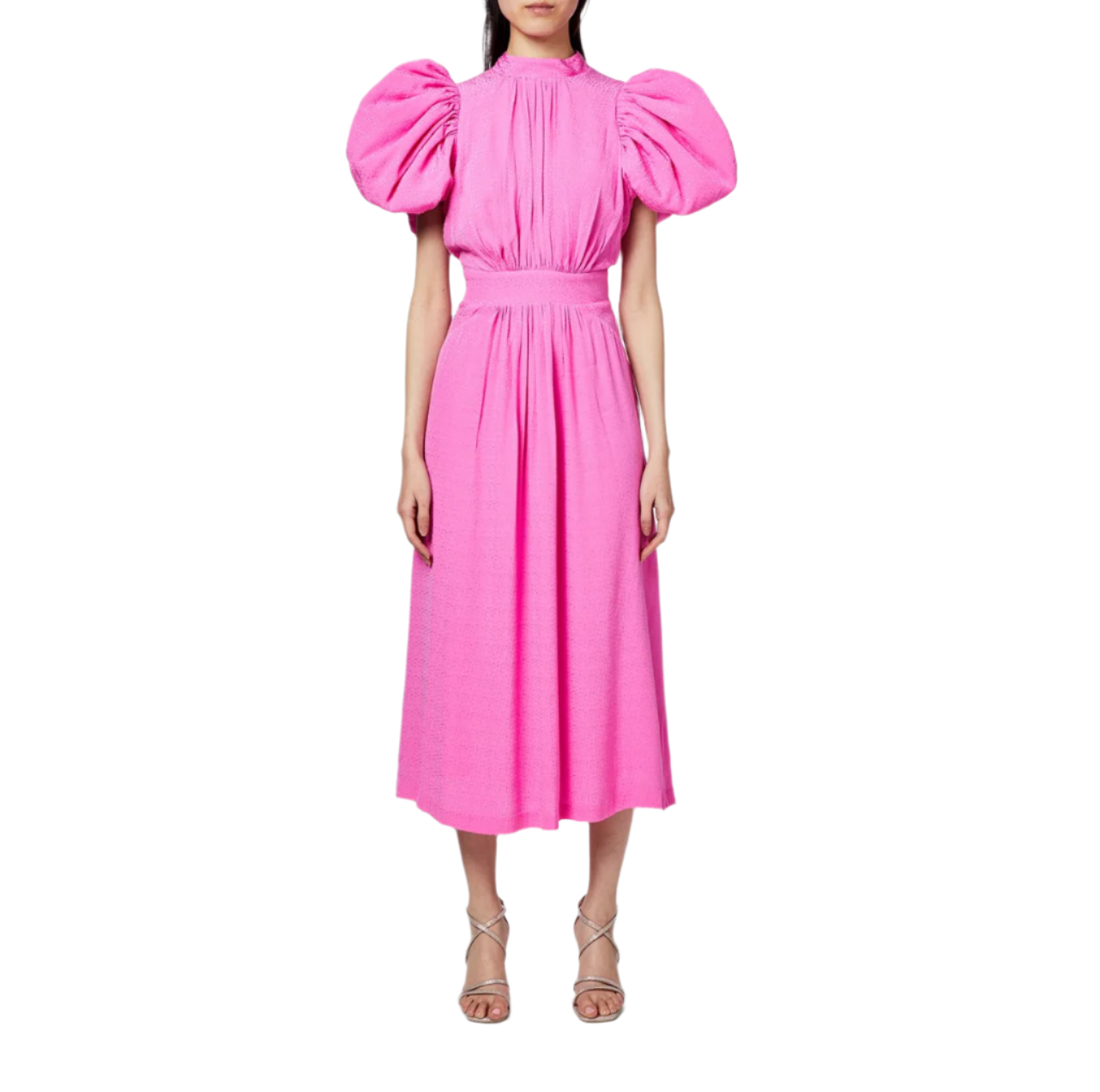 Rotate Dawn Dress Fuchsia