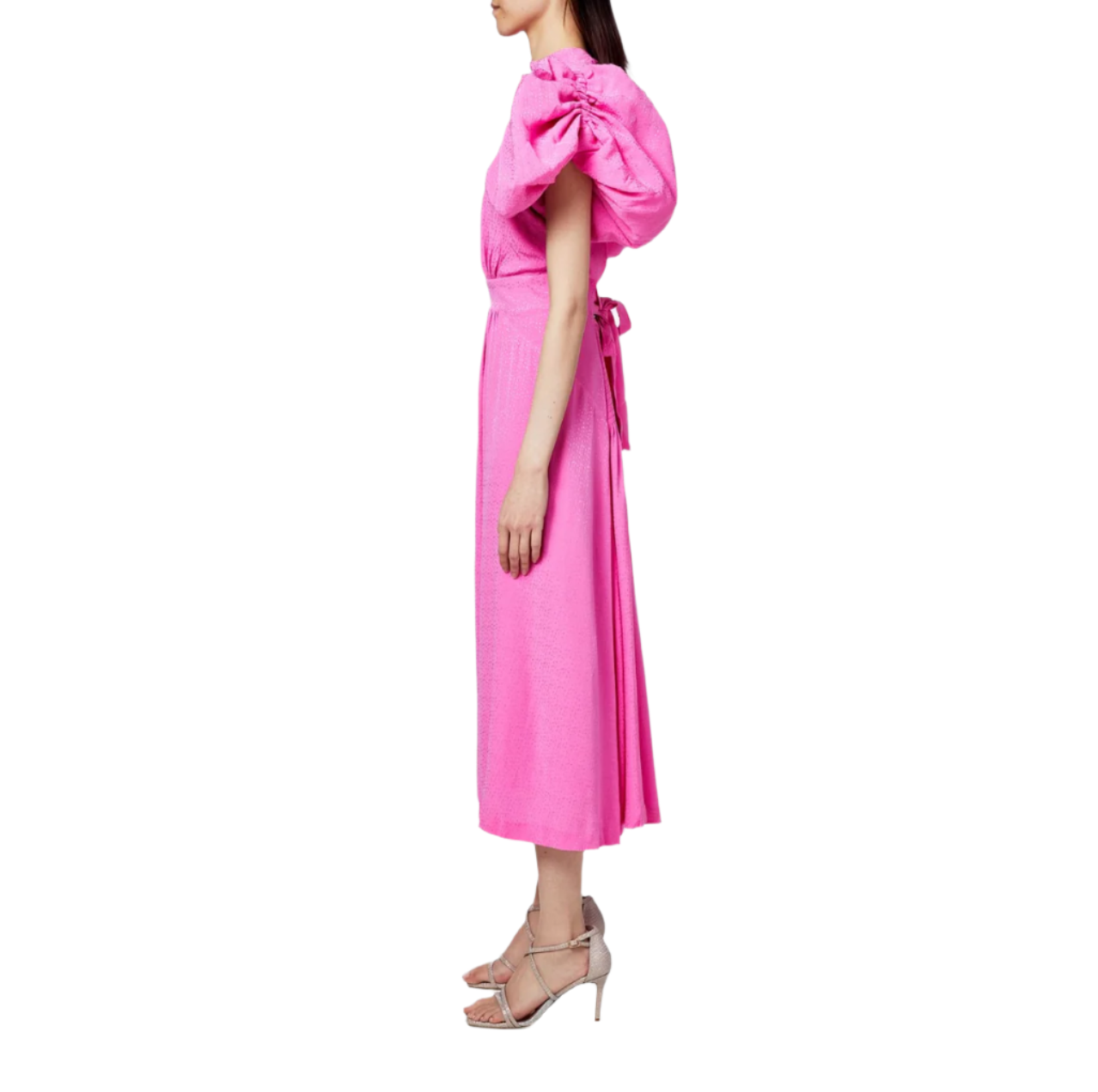 Rotate Dawn Dress Fuchsia