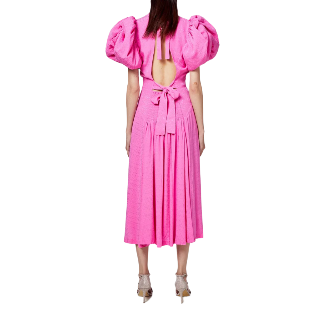 Rotate Dawn Dress Fuchsia