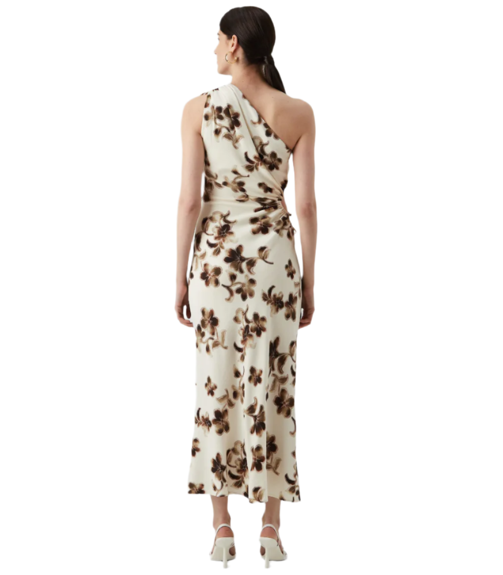 Bec + Bridge Pauline Floral Asymmetric Dress