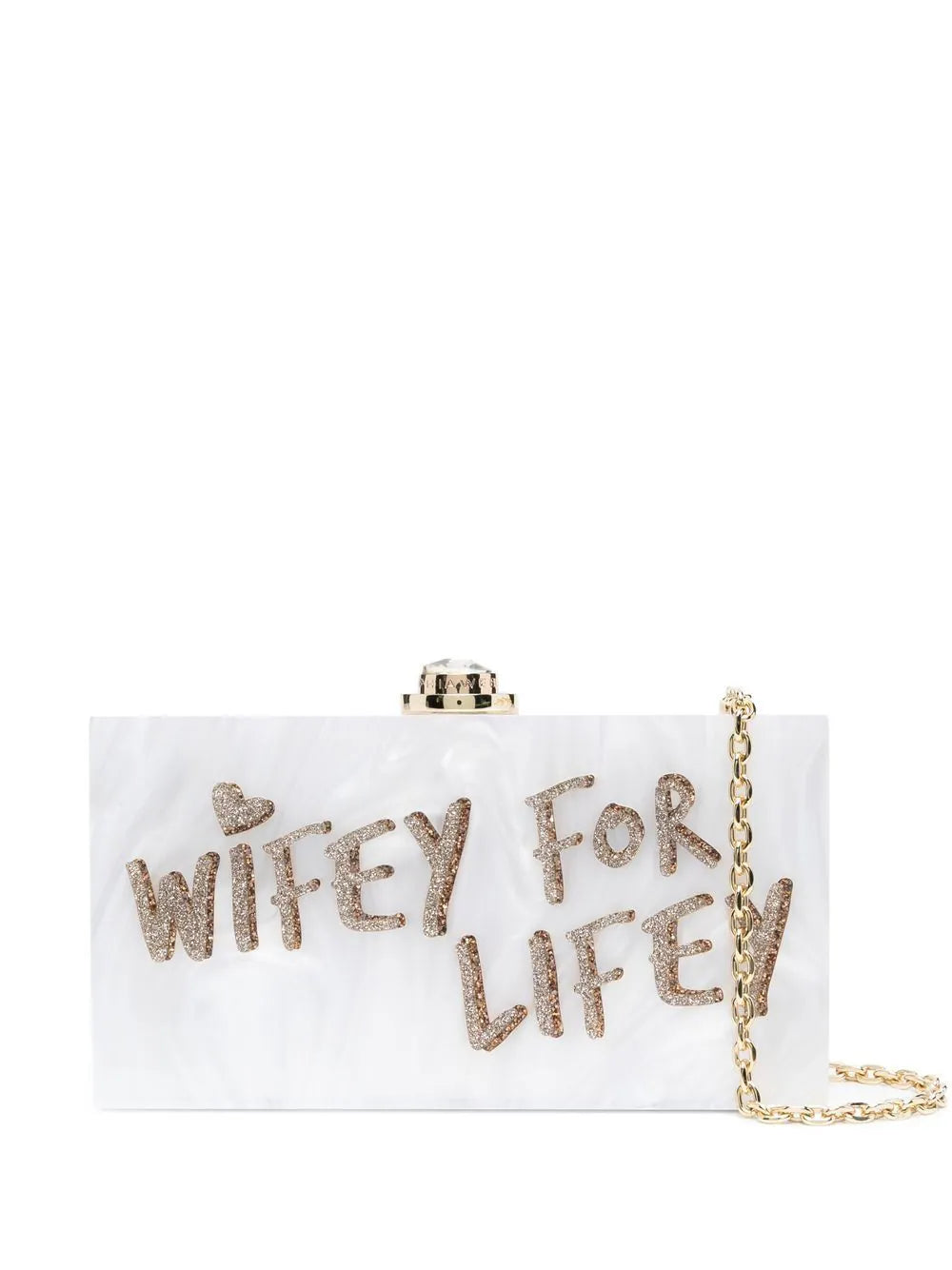 SOPHIA WEBSTER ' Wifey For Lifey ' Bridal Clutch - RAG REVOLUTION