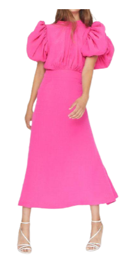 ROTATE Dawn Dress Fuchsia - RAG REVOLUTION