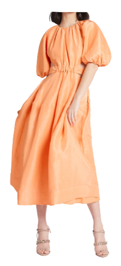 AJE Mimosa Cutout Midi Dress - RAG REVOLUTION