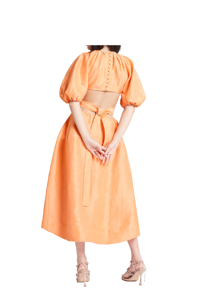 AJE Mimosa Cutout Midi Dress - RAG REVOLUTION