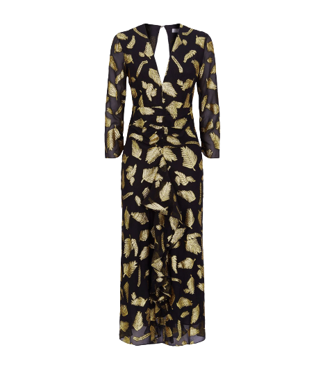 RIXO Gold Leaf Dress - RAG REVOLUTION