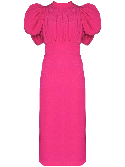 ROTATE Dawn Dress Fuchsia - RAG REVOLUTION