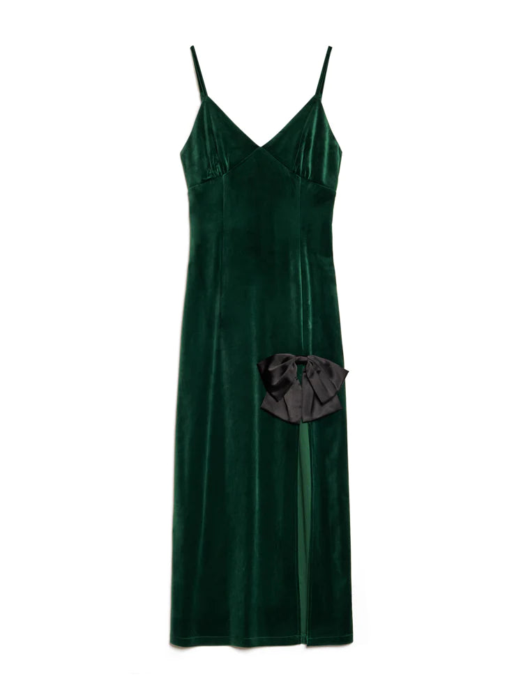 Sister Jane Bouquet Velvet Midi Dress - RAG REVOLUTION